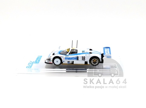 BM Creations Mazda 787B Sixth in the 1991 24h of Le Mans #18 White / Blue Limited Edition