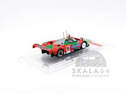 Model samochodu Mazda 787B Winner of the 1991 24h of Le Mans #55 w skali 1:64 - tył