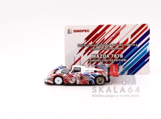 BM Creations Mazda 787B X-series Sinopec Limited Edition White / Blue / Red 1:64