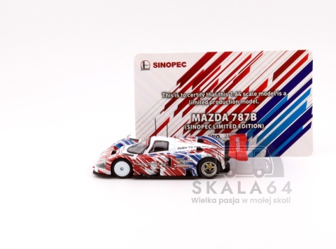 BM Creations Mazda 787B X-series Sinopec Limited Edition White / Blue / Red 1:64