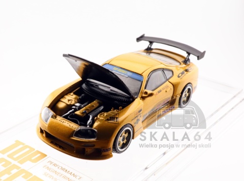 BM Creations Toyota Supra A80 GT-300 Top Secret Gold Hong Kong Toycar Salon 2024 Limited Edition