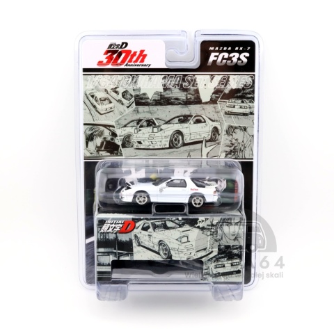 HOBBY JAPAN Mazda RX-7 FD3S White Initial D Diorama Set Series 1:64
