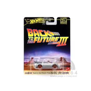 HOT WHEELS DMC DeLorean Back To The Future Time Machine1955 Pop Culture JBL76