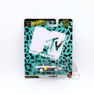 HOT WHEELS Premium '84 Corvette MTV Music Television Pop Culture JHW93
