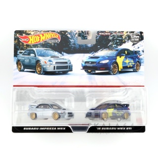 HOT WHEELS Premium Car Culture 2-Pack Subaru Impreza WRX & '16 Subaru WRX STI HKF60 1:64 Na Dzień Dziecka
