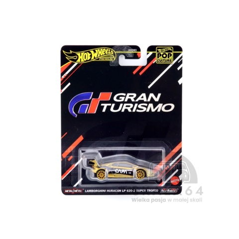 Model samochodu Lamborghini Huracan LP 620-2 Super Trofeo Gran Turismo w skali 1:64