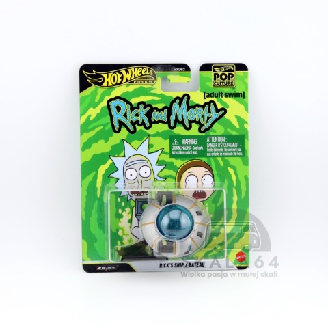 HOT WHEELS Premium Rick's Ship Rick & Morty Pop Culture JHW95