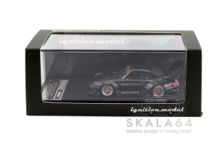 IGNITION MODEL Porsche 911 RWB 993 Black RAUH-Welt Begriff 1:64 Edycja Limitowana