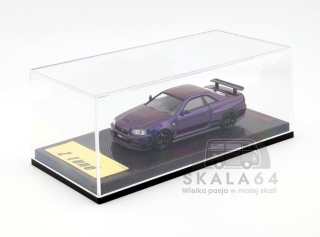 IGNITION MODEL x TARMAC WORKS Nissan Skyline R34 GT-R Nismo Midnight Purple III 1:64 Edycja Limitowana 1:64