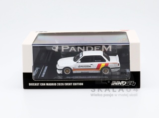 INNO64 BMW E30 Pandem Rocket Bunny Matt White Diecast Con Madrid 2026 Event Edition 2026 1:64