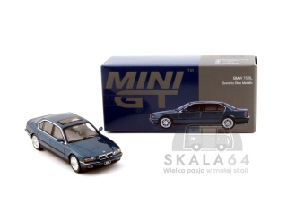 MINI GT BMW 750IL Sorrento Blue Matallic LHD MGT00894-BL MiniGT