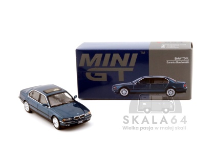 MINI GT BMW 750IL Sorrento Blue Matallic LHD MGT00894-L MiniGT