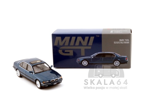 MINI GT BMW 750IL Sorrento Blue Matallic LHD MGT00894-L MiniGT
