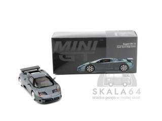 MINI GT Bugatti EB110 Super Sport Grigio Scuro LHD MGT01002-BL MiniGT