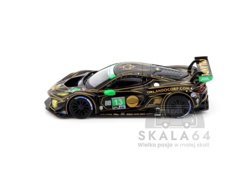 Model samochodu Chevrolet Corvette Z06 GT3.R #13 2025 IMSA Daytona 24 Hrs AWA w skali 1:64 - bok