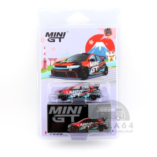 MINI GT Hyundai Ioniq 5 N Mini GT RS-01T 2025 Tokyo Auto Salon 2025 LHD MGT01098-BL MiniGT