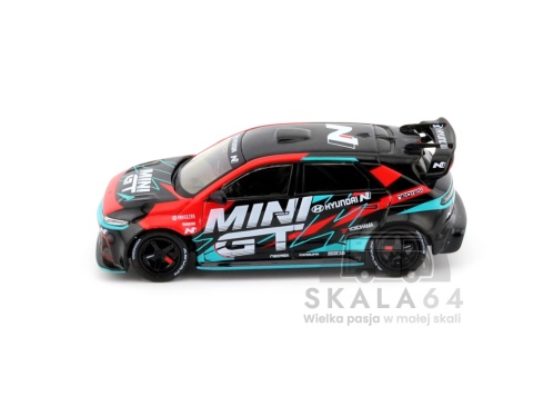 Model samochodu Hyundai Ioniq 5 N Mini GT RS-01T 2025 Tokyo Auto Salon 2025 w skali 1:64 - bok