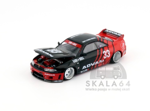 MINI GT Kaido House 191 Nissan Skyline GT-R R33 Kaido Works ADVAN KHMG191 1:64