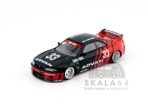 MINI GT Kaido House 191 Nissan Skyline GT-R R33 Kaido Works ADVAN KHMG191 1:64