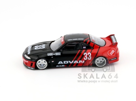 MINI GT Kaido House 191 Nissan Skyline GT-R R33 Kaido Works ADVAN KHMG191 1:64