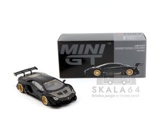 MINI GT LB WORKS Lamborghini Aventador Limited Edition Matte Black LHD MGT01087-L MiniGT