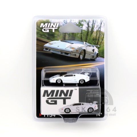 MINI GT Lamborghini Countach 25th Anniversary LHD MGT01134-BL MiniGT