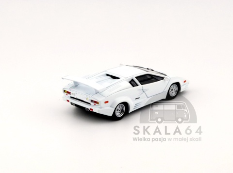 Model samochodu Lamborghini Countach 25th Anniversary White w skali 1:64 - tył