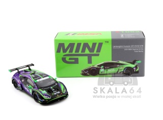 MINI GT Lamborghini Huracan GT3 EVO2 #78 2024 IMSA Daytona 24 Hrs Forte Racing LHD MGT01062-BL MiniGT