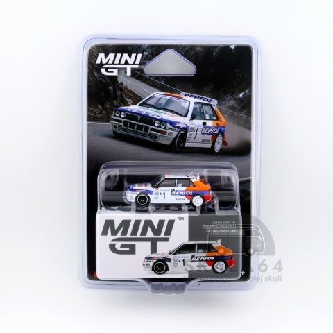 MINI GT Lancia Delta HF Integrale Evoluzione #1 1993 Rallye Monte-Carlo LHD MGT01131-BL MiniGT