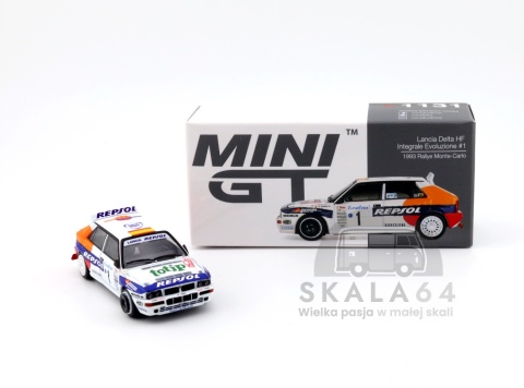 MINI GT Lancia Delta HF Integrale Evoluzione #1 1993 Rallye Monte-Carlo LHD MGT01131-L MiniGT