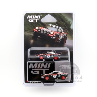 MINI GT Lancia Stratos HF #4 1978 Rally Sanremo Winner LHD MGT01084-BL MiniGT
