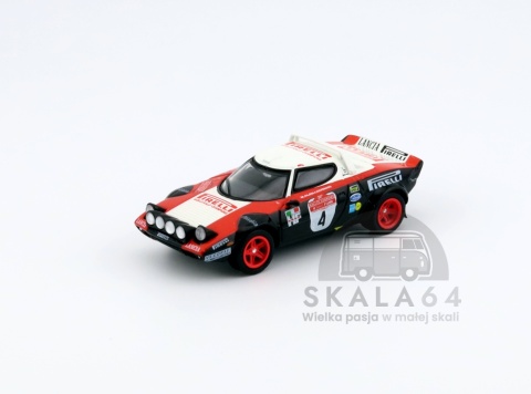 Model samochodu Lancia Stratos HF #4 1978 Rally Sanremo Winner w skali 1:64 - przód