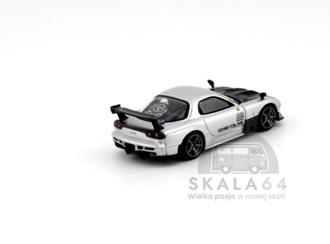 MINI GT Mazda RX-7 E-Amemiya Silver Metallic LHD MGT01106-BL MiniGT