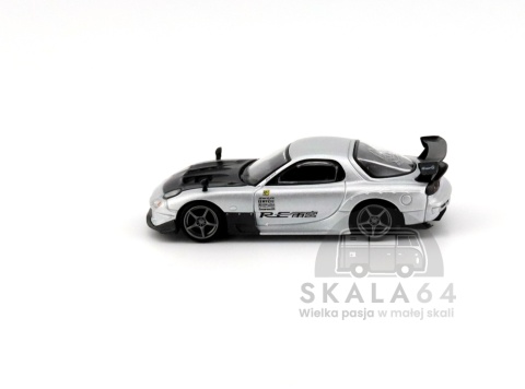 MINI GT Mazda RX-7 E-Amemiya Silver Metallic LHD MGT01106-BL MiniGT