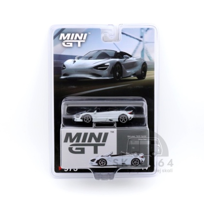 MINI GT McLaren 750S Spider Cirrus Grey LHD MGT00973-BL MiniGT