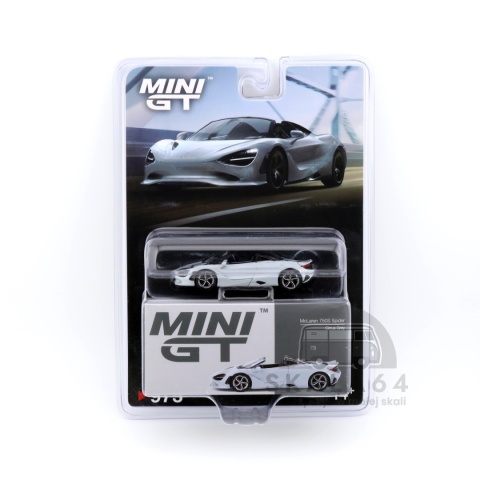 Model samochodu McLaren 750S Spider Cirrus Grey w skali 1:64 - blister