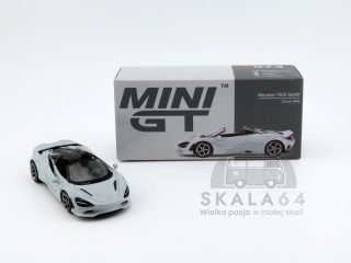 MINI GT McLaren 750S Spider Cirrus Grey LHD MGT00973-BL MiniGT