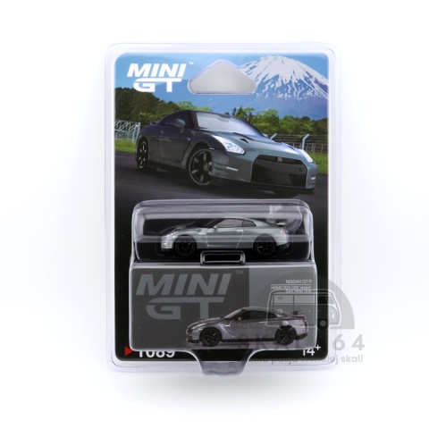 MINI GT Nissan GT-R NISMO R35 CRS Version Dark Metal Gray RHD MGT01089-BL MiniGT
