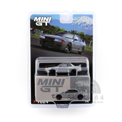 MINI GT Nissan Skyline GT-R R32 NISMO BNR32 CRS Version Dark Metal Gray RHD MGT01024-BL MiniGT
