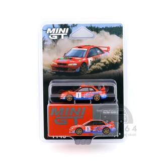 MINI GT Subaru Impreza WRC97 #1 1999 DRM Champion LHD MGT01140-BL MiniGT