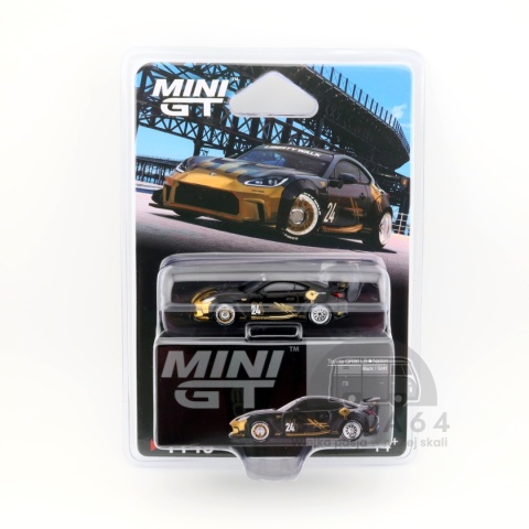 Model samochodu Toyota GR86 LB Nation Black / Gold w skali 1:64 - blister
