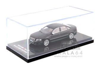 MOTORHELIX Audi A8 L W12 Quattro 2008 Brilliant Black 1:64