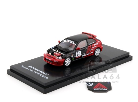 MOTORHELIX Honda Civic Type R EK9 Advan Livery 1:64