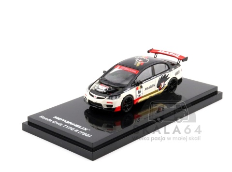 MOTORHELIX Honda Civic Type R FD2 Mugen Livery White 1:64