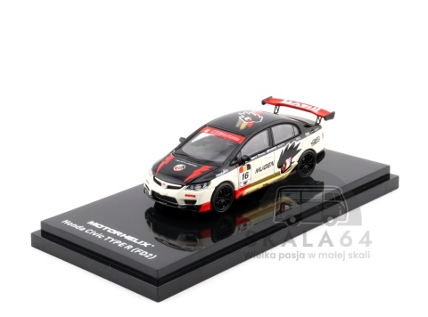 MOTORHELIX Honda Civic Type R FD2 Mugen Livery White 1:64