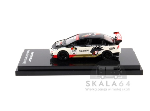 MOTORHELIX Honda Civic Type R FD2 Mugen Livery White 1:64