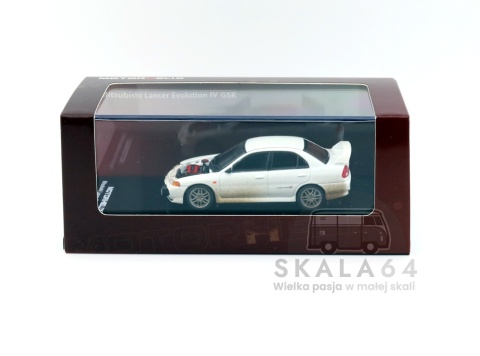 MOTORHELIX Mitsubishi Lancer Evolution IV GSR - muddy & rally lights 1:64