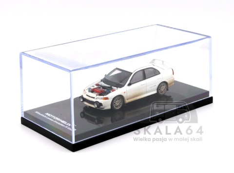 MOTORHELIX Mitsubishi Lancer Evolution IV GSR - muddy & rally lights 1:64