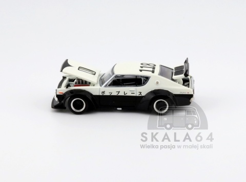 Model samochodu Nissan Skyline KPGC110 Kenmeri NPA Style w skali 1:64 - elementy