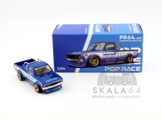 POP RACE PR64-217 Pandem Datsun 620 Blue Toyo Tires PR64-0217 1:64